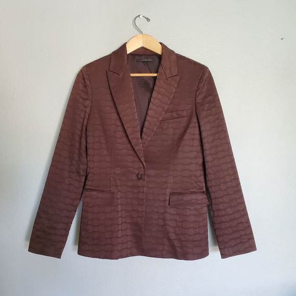 Elie Tahari Square Stitch Blazer Size 10 - Picture 1 of 10